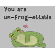 You are Unfrogettable Frog Pun